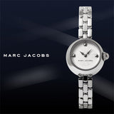 Marc Jacobs Courtney Mother of Pearl White Dial Silver Steel Strap Watch for Women - MJ3459