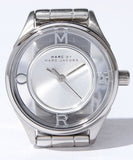 Marc Jacobs Tether Transparent Silver Dial Silver Steel Strap Watch for Women - MBM3416