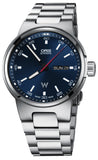 Oris 0173577164155-0782450 Williams F1 Day Date Men's Watch – Blue Dial & Silver Steel Strap