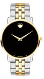 Movado 0607200 Museum Classic Men's Watch – Black Dial & Two-Tone Steel Strap