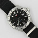 Tag Heuer Formula 1 Quartz Black Dial Black NATO Strap Watch for Men - WAZ1015.FC8198