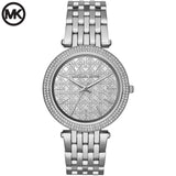 Michael Kors Darci Silver Dial Silver Steel Strap Watch for Women - MK3437