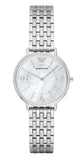 Emporio Armani AR2507 Kappa Quartz Women's Watch – Mother of Pearl Dial & Silver Steel Strap