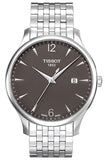 Tissot T063.610.11.067.00 T-Classic Tradition Men's Watch – Grey Dial & Silver Steel Strap