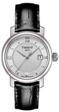 Tissot T097.010.16.038.00 T Classic Bridgeport Lady Quartz Women's Watch – Silver Dial & Black Leather Strap