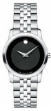 Movado 0606505 Museum Classic Women's Watch – Black Dial & Silver Steel Strap