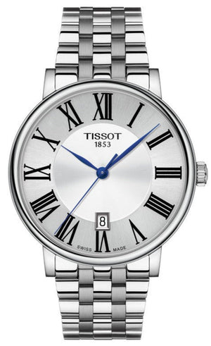 Tissot Carson Premium Silver Dial Silver Steel Strap Watch For Men - T122.410.11.033.00
