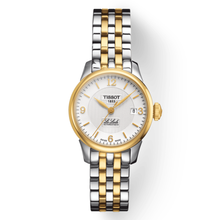 Tissot Le Locle Automatic Small Lady White Dial Two Tone Steel Strap Watch For Women - T41.2.183.34