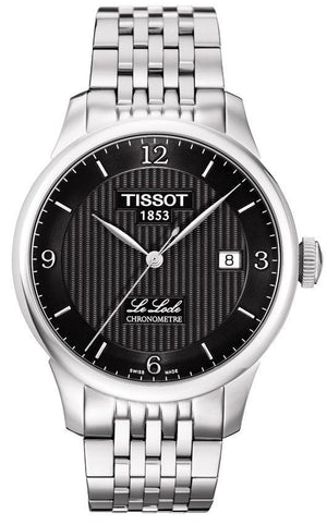 Tissot Le Locle Automatic Black Dial Silver Steel Strap Watch For Men - T006.408.11.057.00