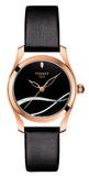 Tissot T112.210.36.051.00 T Wave Women’s Watch – Black Dial & Black Leather Strap