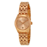 Marc Jacobs Peeker Rose Gold Dial Rose Gold Steel Strap Watch for Women - MBM3374