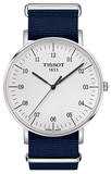 Tissot T109.610.17.037.00 T Classic Everytime Large Men’s Watch – White Dial & Blue NATO Strap