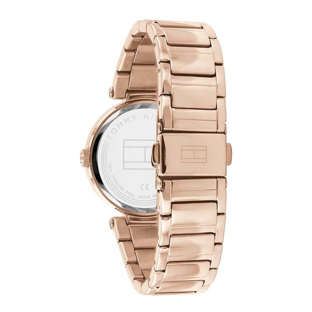 Tommy Hilfiger Lynn Quartz Rose Gold Dial Rose Gold Steel Strap Watch For Women - 1782237