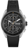 Hugo Boss 1513953 Volane Quartz Men's Watch – Grey Dial & Black Silicone Strap