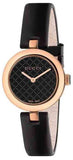 Gucci YA141501 Diamantissima Quartz Women's Watch – Black Dial & Black Leather Strap