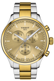 Tissot T116.617.22.021.00 T-Sport Chrono XL Classic Men's Watch – Gold Dial & Two-Tone Steel Strap