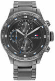 Tommy Hilfiger 1791806 Trent Chronograph Quartz Men's Watch – Grey Dial & Grey Steel Strap