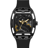 Guess GW0648G1 Legend Analog Men’s Watch – Black Dial & Black Rubber Strap