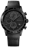 Hugo Boss 1513456 Rafale Chronograph Men's Watch – Black Dial & Black Leather Strap