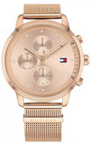 Tommy Hilfiger 1781907 Blake Chronograph Women's Watch – Rose Gold Dial & Rose Gold Mesh Bracelet