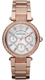 Michael Kors MK5616 Parker Women's Watch – White Dial & Rose Gold Steel Bracelet