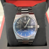 Tissot T137.407.11.051.01 Powermatic 80 Men's Watch – Gradient Blue Dial & Silver Steel Strap