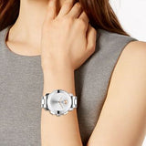 Movado Bold Silver Dial Silver Steel Strap Watch For Women - 3600084