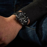 Seiko 5 Sports SRPD65K3 Automatic Men's Watch – Black Dial & Black Silicone Strap