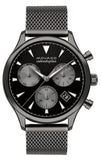 Movado 3650100 Heritage Calendoplan Chronograph Men's Watch – Black Dial & Grey Mesh Strap
