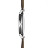 Tissot T Classic Everytime White Dial Brown Leather Strap Watch For Men - T109.410.16.033.00