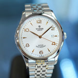 Tudor M91650-0001 1926 Automatic Men's Watch – Silver Dial & Silver Steel Strap
