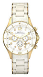 Marc Jacobs MBM2546 Rock Chronograph Women's Watch – White Dial & White Silicone Strap