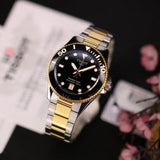 Tissot T120.210.22.051.00 Seastar 1000 Women's Watch – Black Dial & Two-Tone Steel Strap