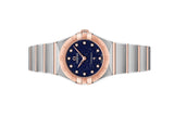 Omega Constellation Quartz Diamonds Blue Dial Two Tone Steel Strap Watch for Women - 131.20.25.60.53.002