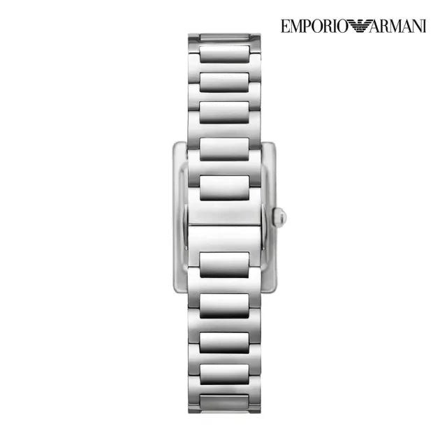 Emporio Armani Empire Mother of Pearl Dial Silver Steel Strap Watch For Women - AR11625