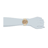 Versace V Metal Icon Gold Dial White & Gold Strap Watch for Women - VLC040014
