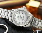 Tag Heuer Aquaracer Diamonds Women's Watch WBD1414.BA0741 – Mother of Pearl Dial with Silver Steel Strap