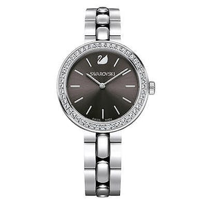 Swarovski Daytime Rhinestone Grey Dial Silver Steel Strap Watch for Women - 5213681