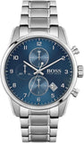 Hugo Boss 1513784 Skymaster Quartz Men's Watch – Blue Dial & Silver Steel Strap