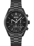 Hugo Boss 1513960 Champion Men's Watch – Black Dial & Black Steel Strap