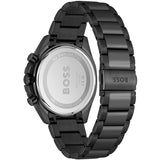 Hugo Boss Cloud Chronograph Black Dial Black Steel Strap Watch For Men - 1514016