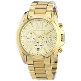 Michael Kors Bradshaw Gold Dial Gold Steel Strap Watch for Women - MK5605