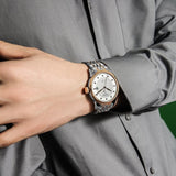 Tissot Le Locle Powermatic 80 Silver Dial Two Tone Steel Strap Watch For Men - T006.407.22.036.01