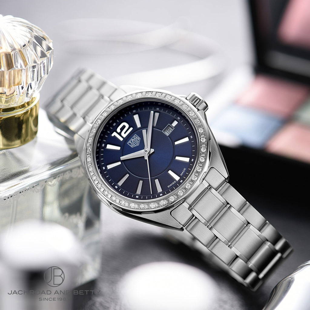 Tag Heuer Formula 1 Diamonds Women's Watch WBJ1416.BA0664 – Blue Dial with Silver Steel Strap