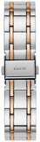 Guess Montauk Silver Dial Two Tone Steel Strap Watch For Women - W0933L6
