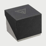 Guess Chelsea Crystals Black Dial Gold Mesh Bracelet Watch For Women - W0647L8