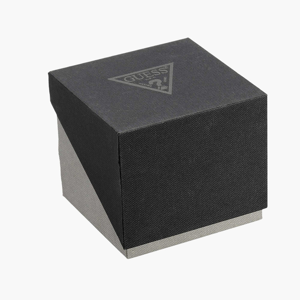 Guess GW0425G1 Poseidon Chronograph Men’s Watch – Black Dial & Black Silicone Strap