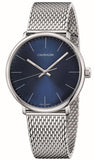 Calvin Klein K8M2112N High Noon Quartz Men's Watch – Blue Dial & Silver Mesh Bracelet