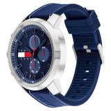 Tommy Hilfiger Wynwood Chronograph Blue Dial Blue Silicon Strap Watch For Men - 1710582