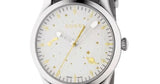 Gucci G Timeless Quartz White Dial Grey NATO Strap Watch For Women - YA1264184